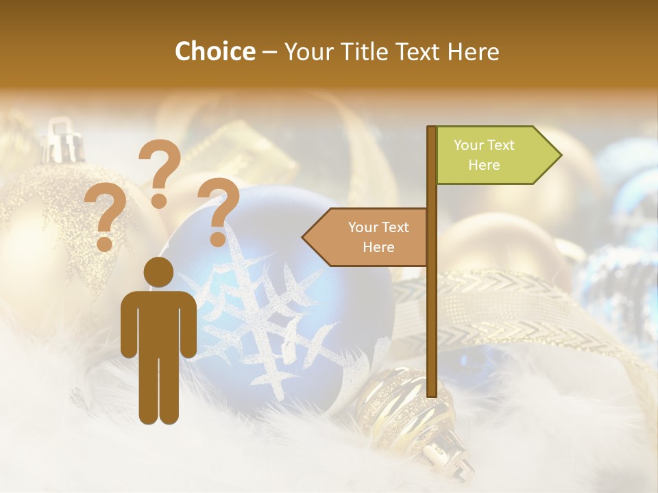 Closeup Ornate Glass PowerPoint Template