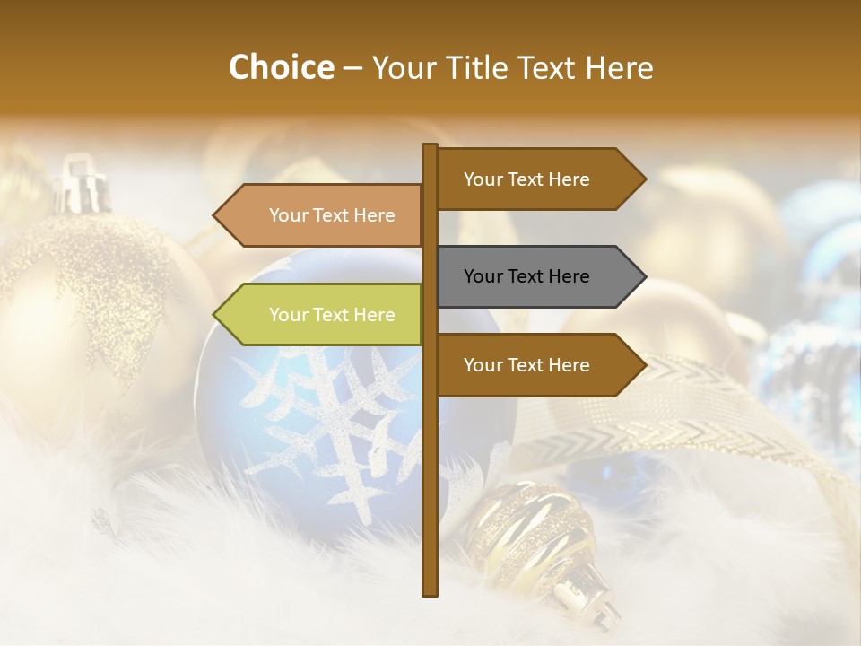Closeup Ornate Glass PowerPoint Template