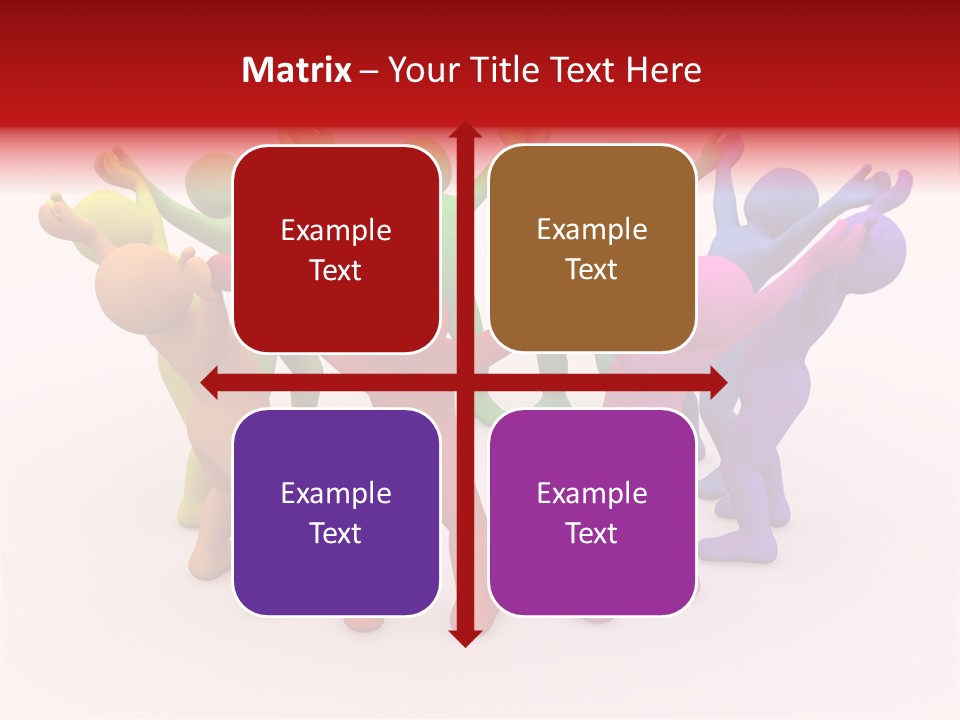 3D People Partner PowerPoint Template