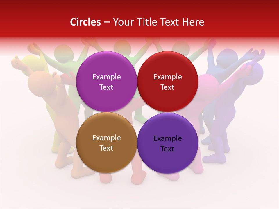 3D People Partner PowerPoint Template