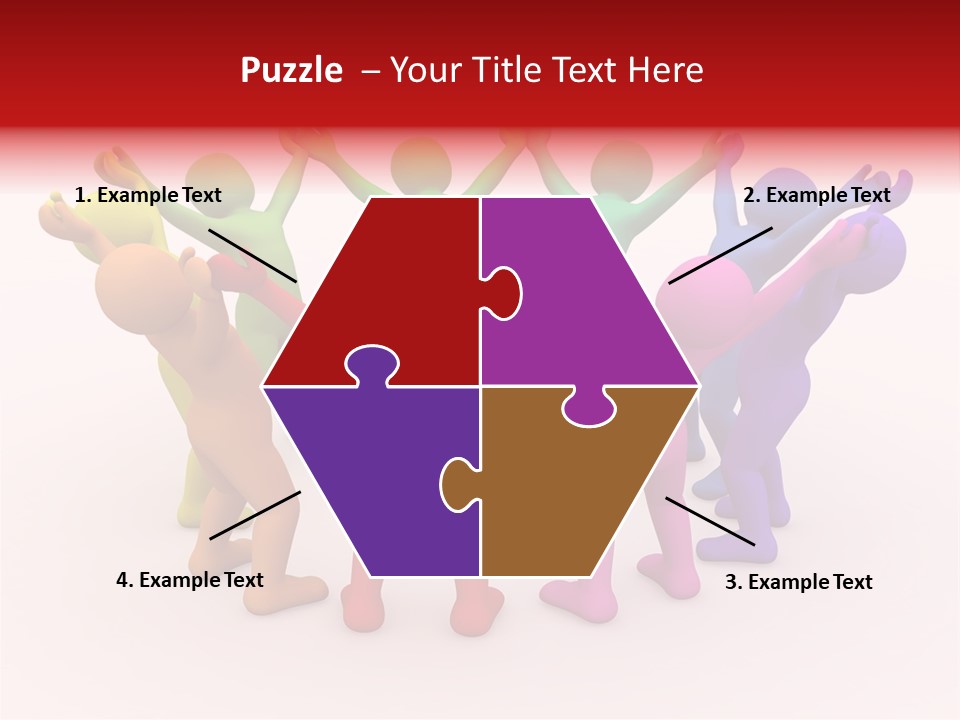 3D People Partner PowerPoint Template