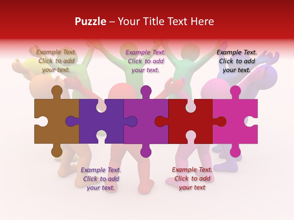 3D People Partner PowerPoint Template