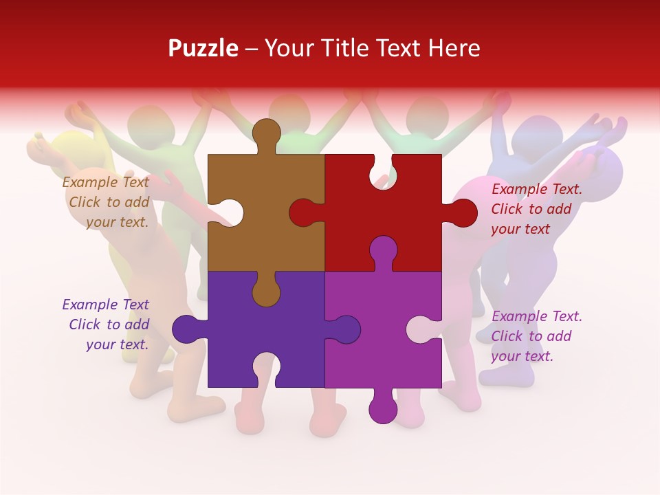 3D People Partner PowerPoint Template