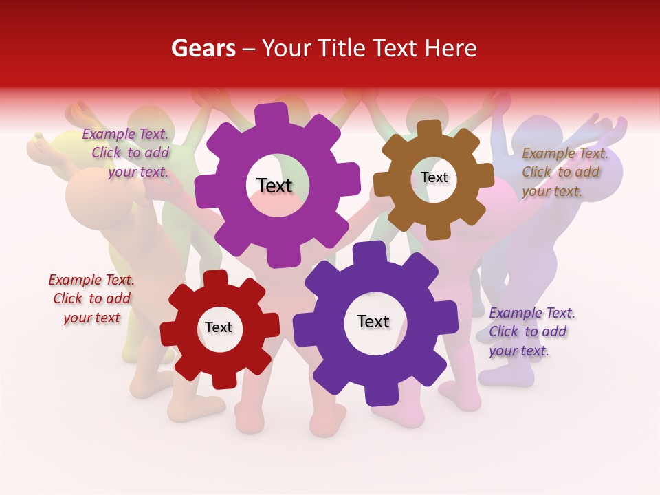 3D People Partner PowerPoint Template