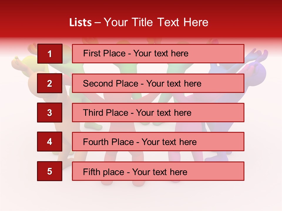 3D People Partner PowerPoint Template