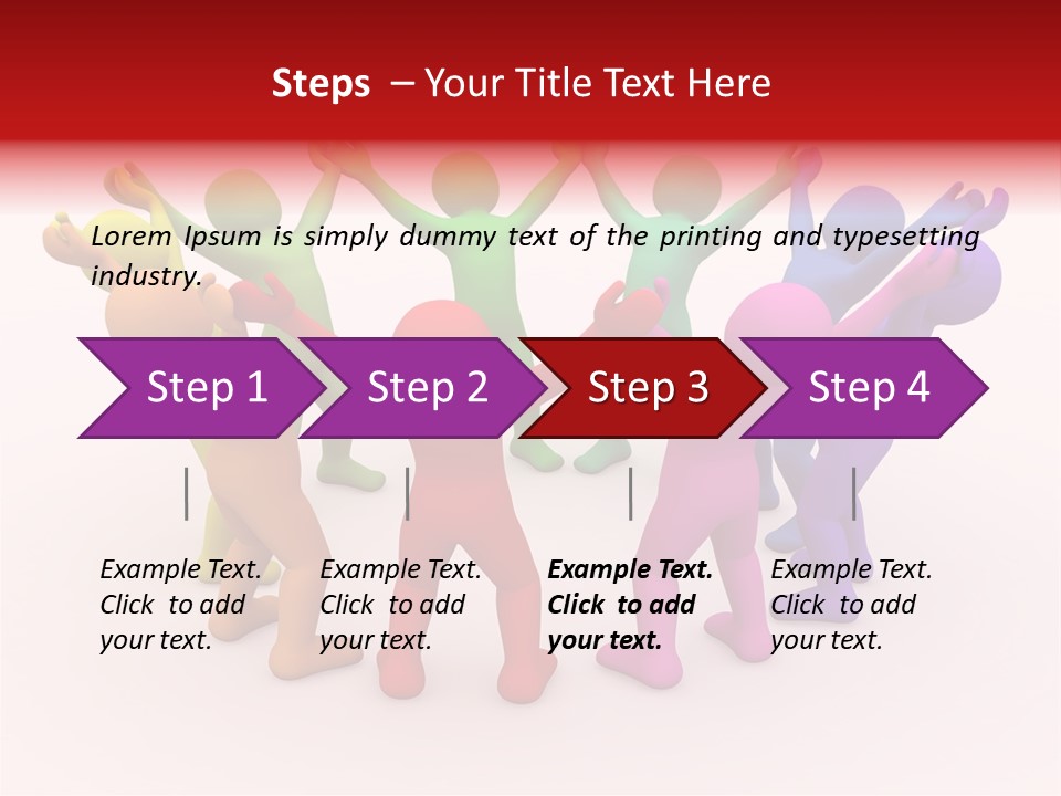 3D People Partner PowerPoint Template