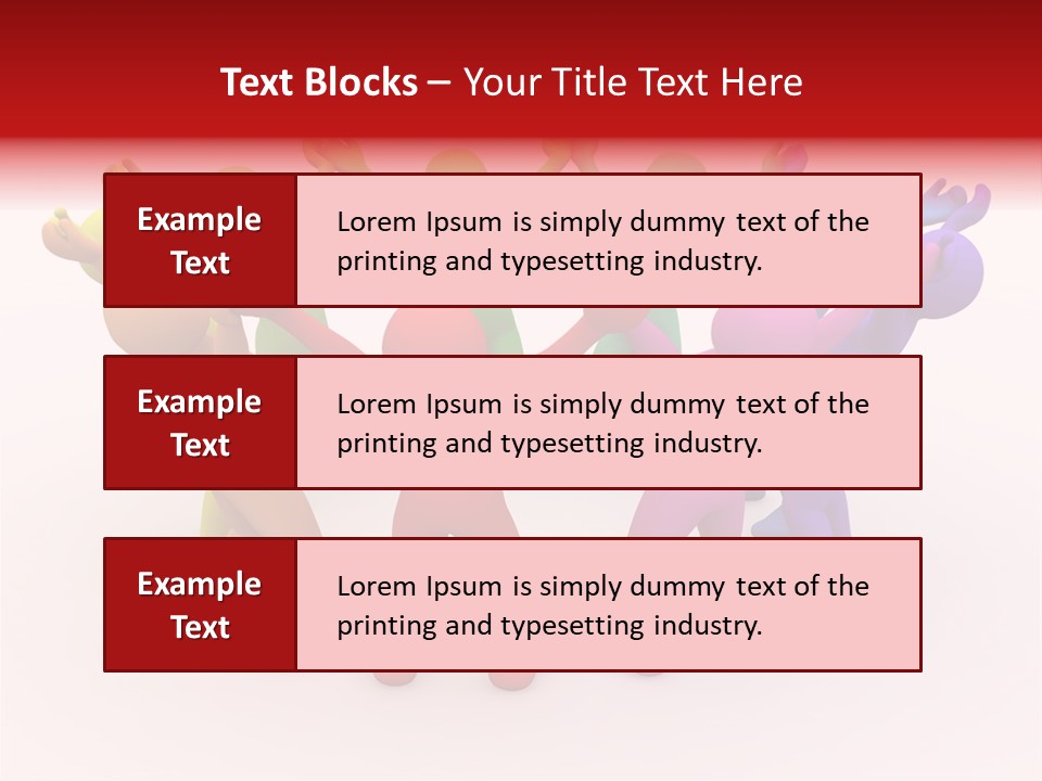 3D People Partner PowerPoint Template