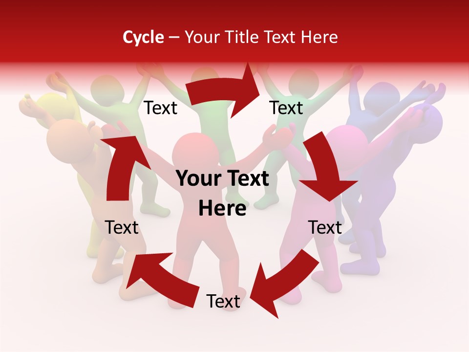 3D People Partner PowerPoint Template