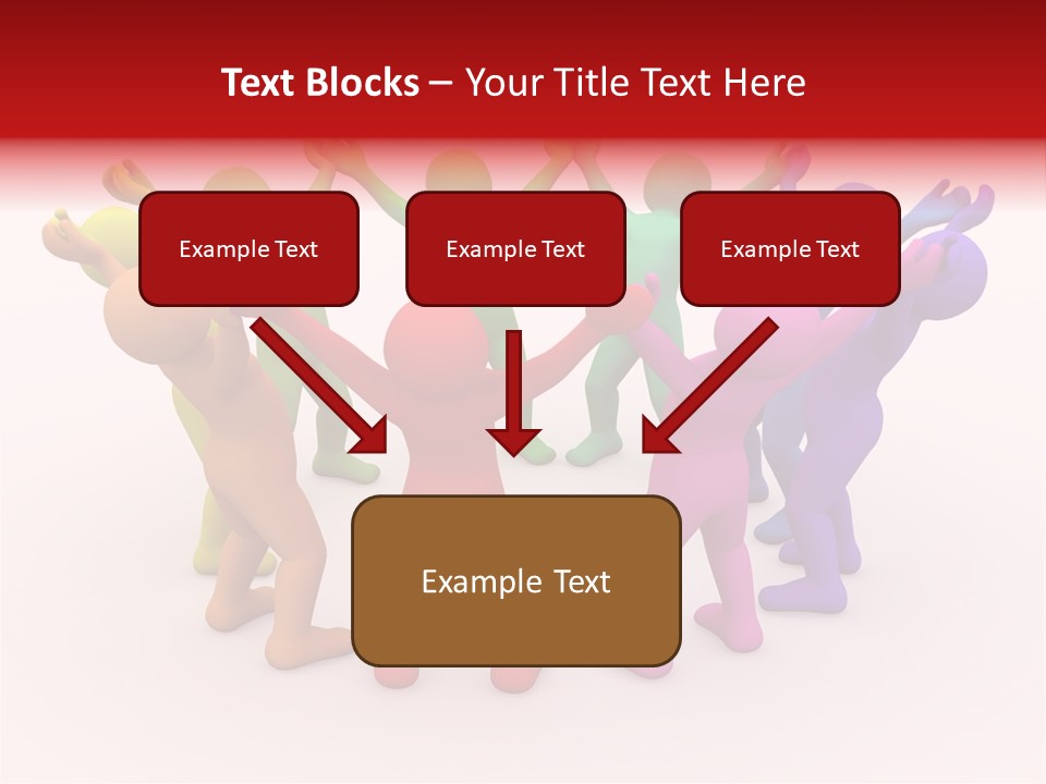 3D People Partner PowerPoint Template