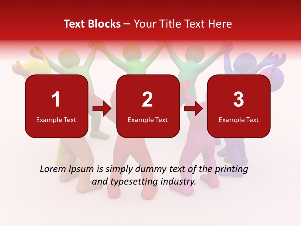 3D People Partner PowerPoint Template