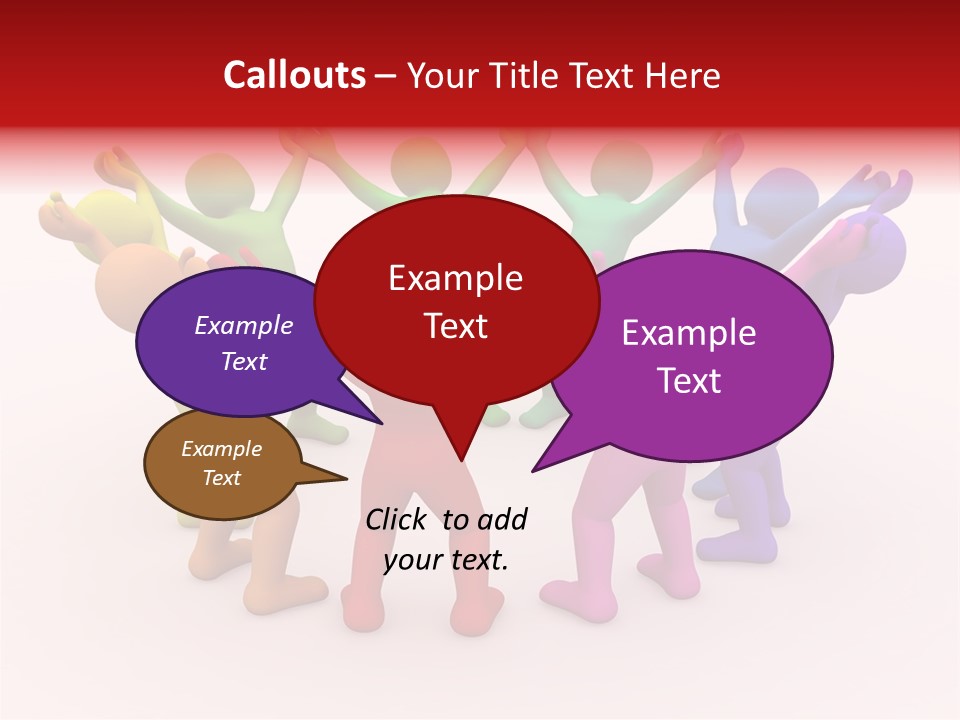 3D People Partner PowerPoint Template