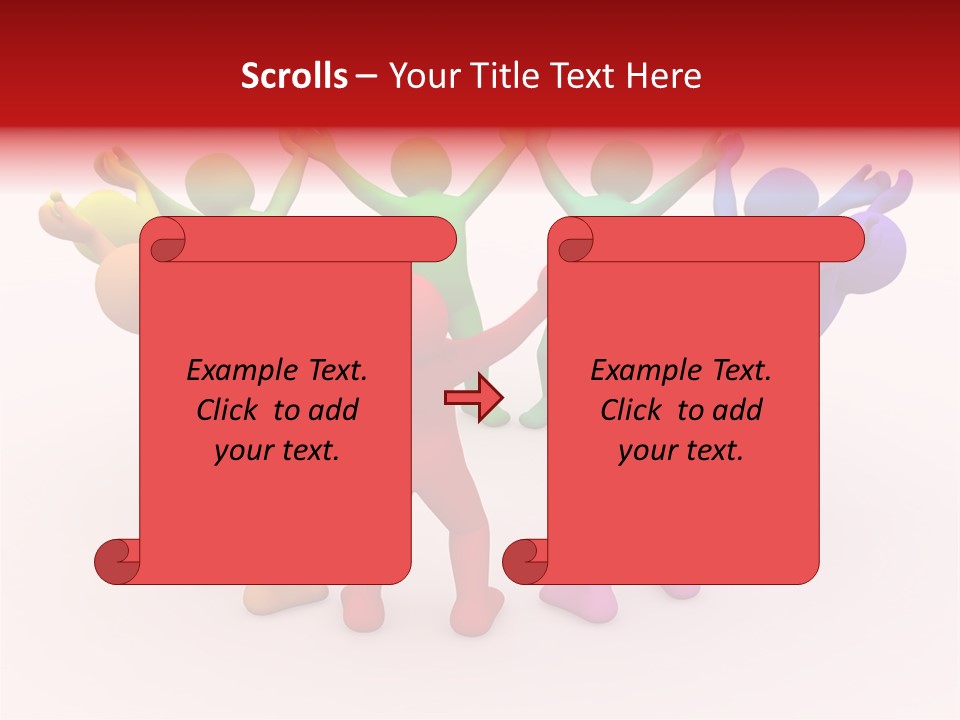 3D People Partner PowerPoint Template