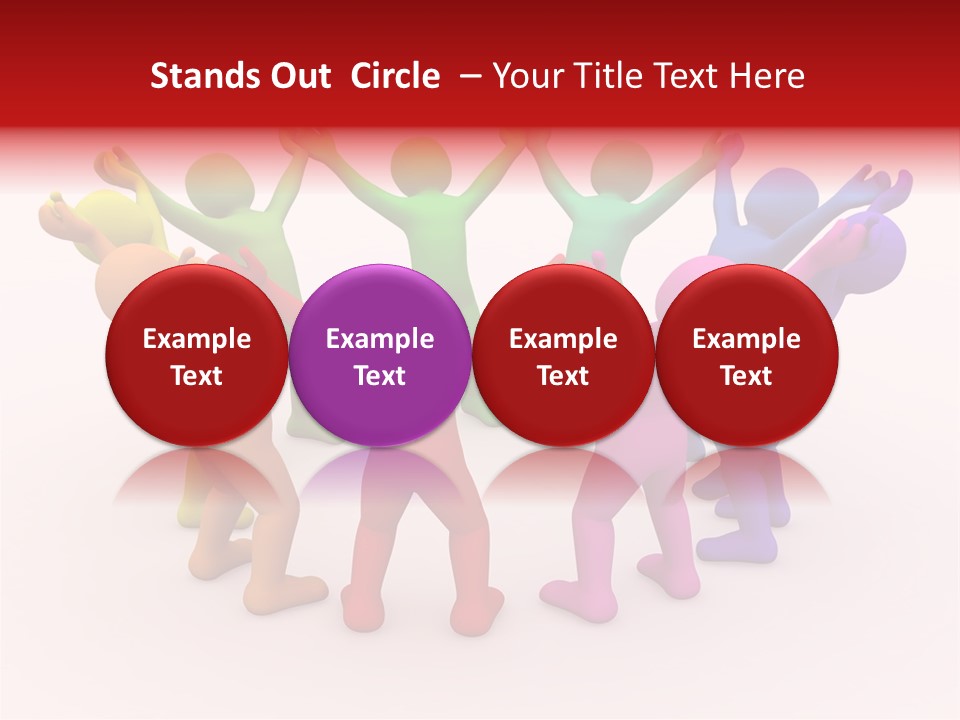 3D People Partner PowerPoint Template