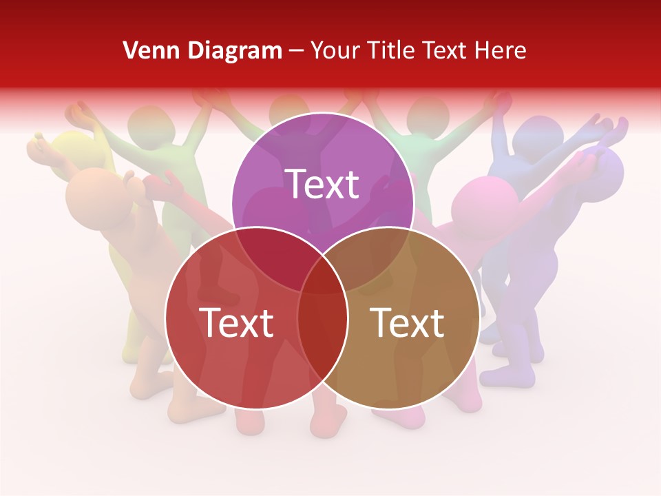 3D People Partner PowerPoint Template