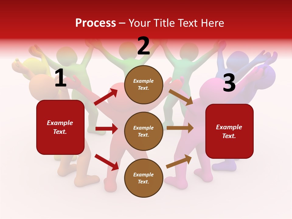 3D People Partner PowerPoint Template