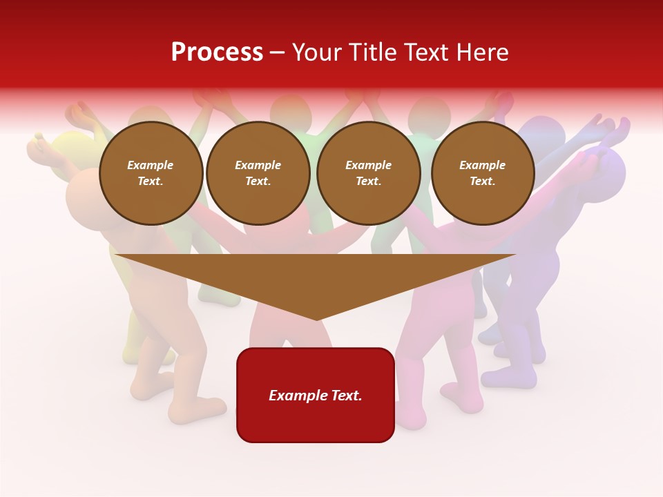 3D People Partner PowerPoint Template