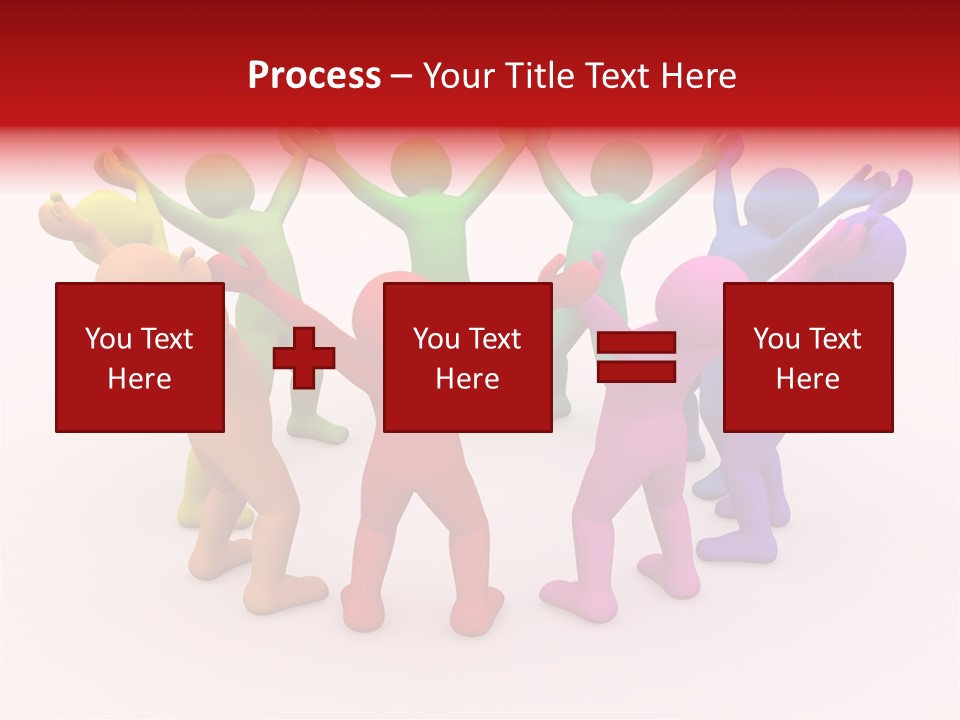 3D People Partner PowerPoint Template