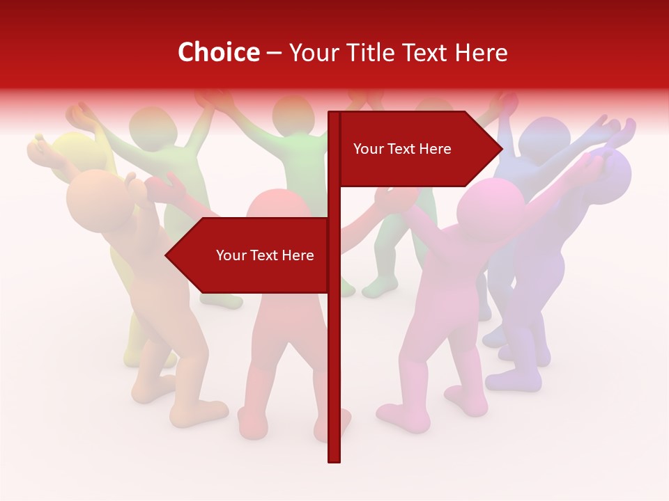 3D People Partner PowerPoint Template