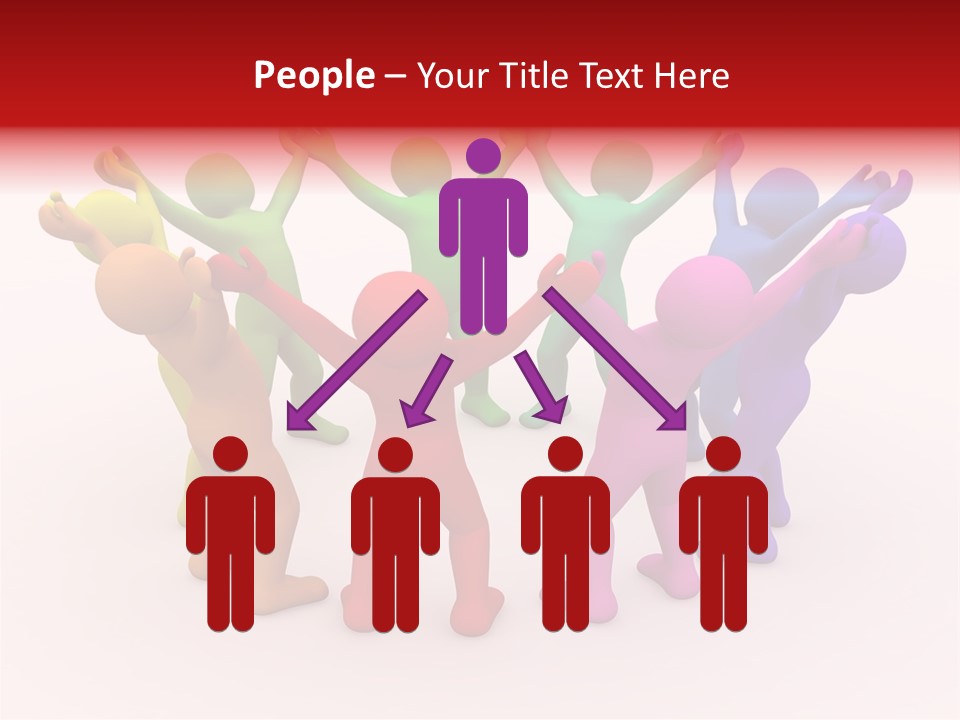 3D People Partner PowerPoint Template