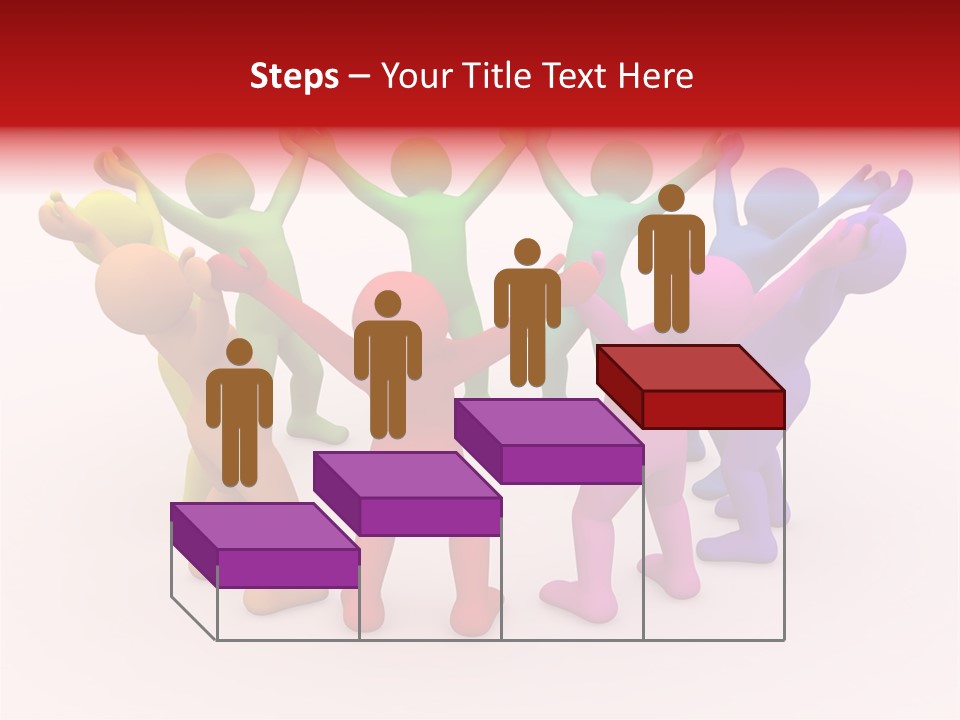 3D People Partner PowerPoint Template