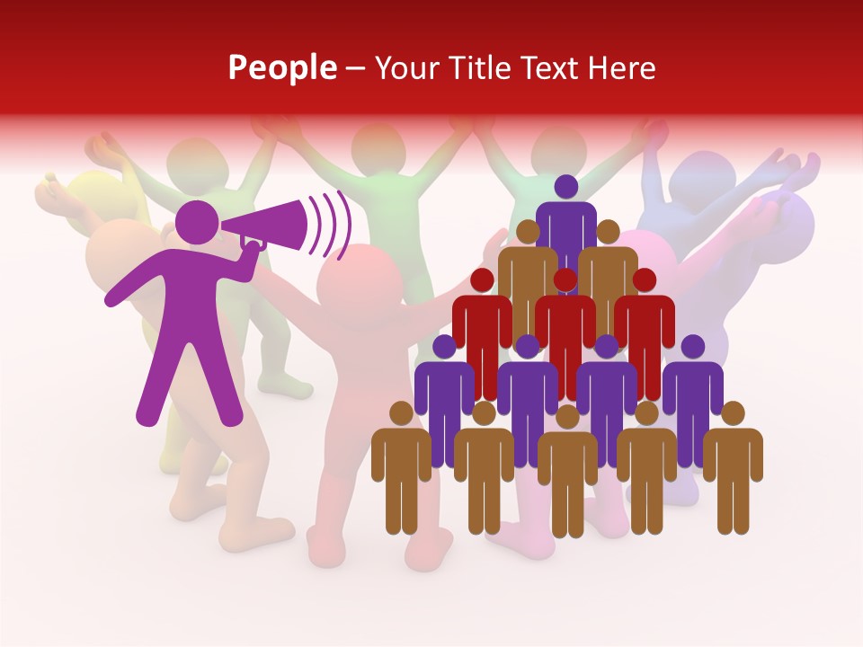 3D People Partner PowerPoint Template