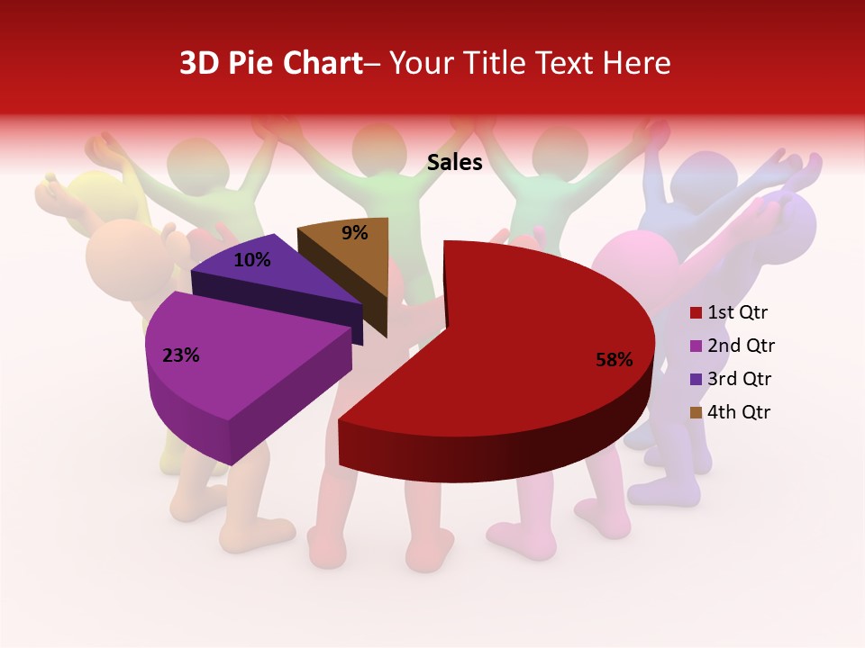 3D People Partner PowerPoint Template
