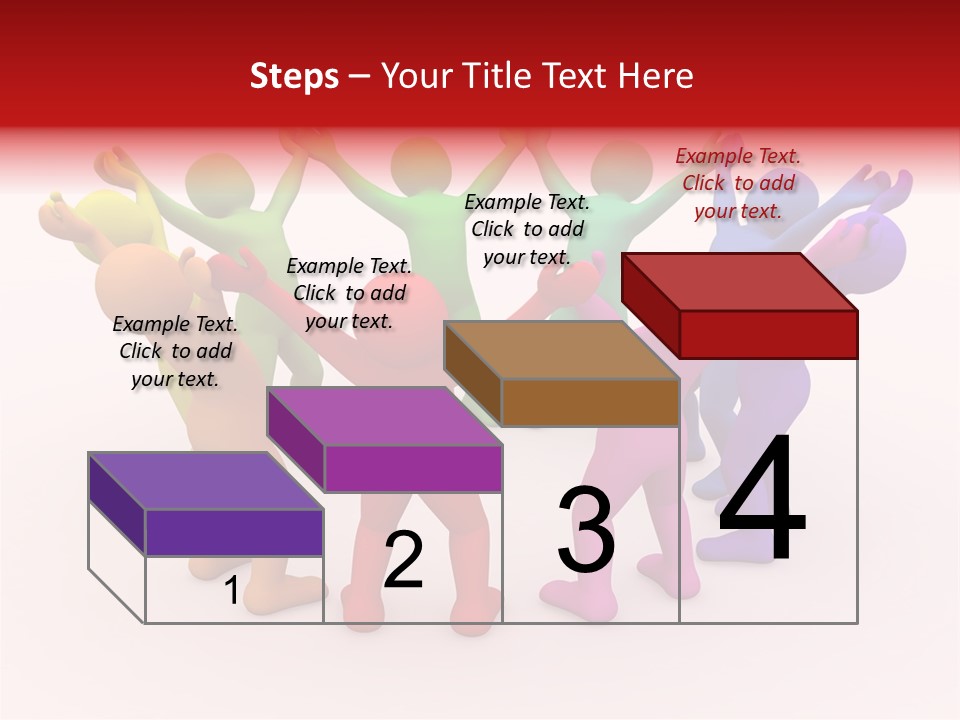3D People Partner PowerPoint Template