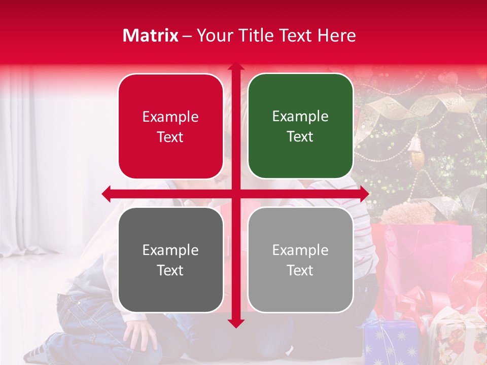 Home Tree Son PowerPoint Template