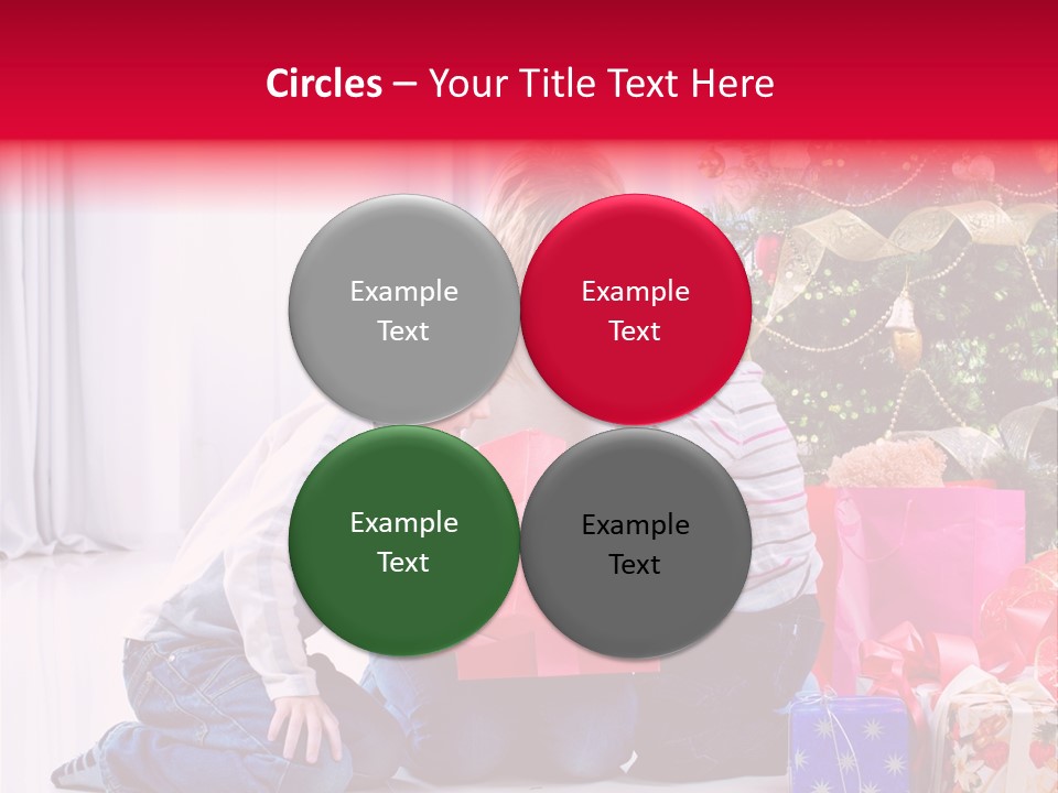 Home Tree Son PowerPoint Template