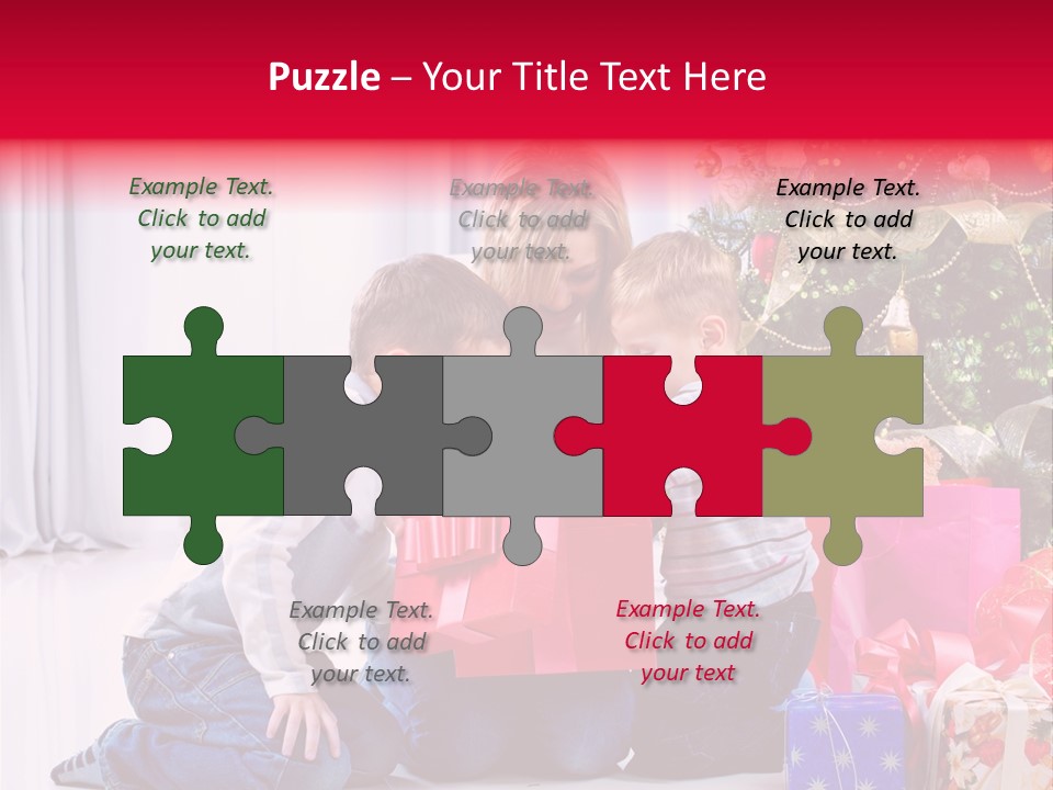 Home Tree Son PowerPoint Template