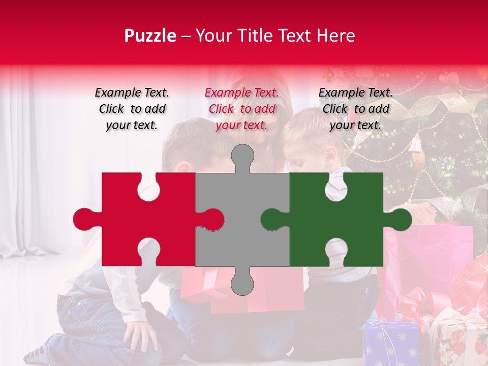 Home Tree Son PowerPoint Template