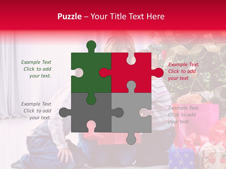 Home Tree Son PowerPoint Template