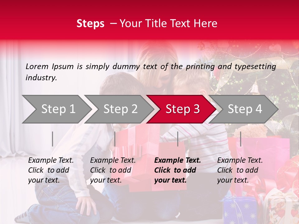 Home Tree Son PowerPoint Template