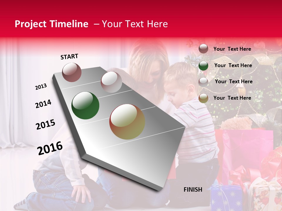 Home Tree Son PowerPoint Template