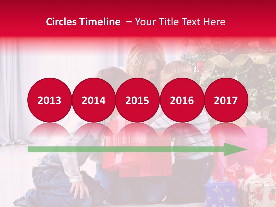 Home Tree Son PowerPoint Template