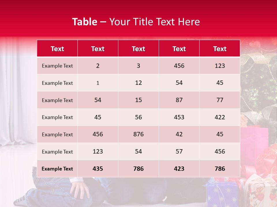 Home Tree Son PowerPoint Template