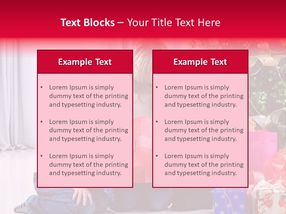 Home Tree Son PowerPoint Template