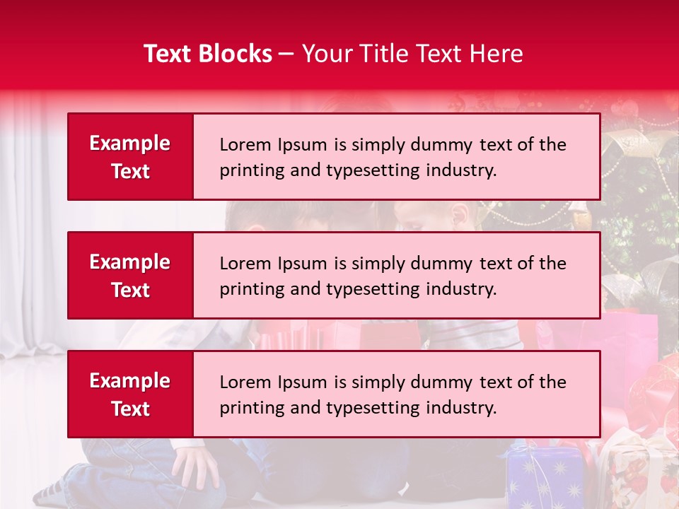 Home Tree Son PowerPoint Template