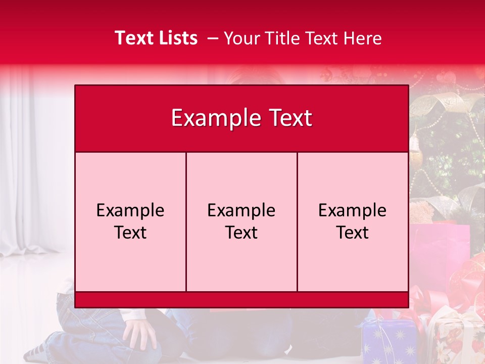 Home Tree Son PowerPoint Template