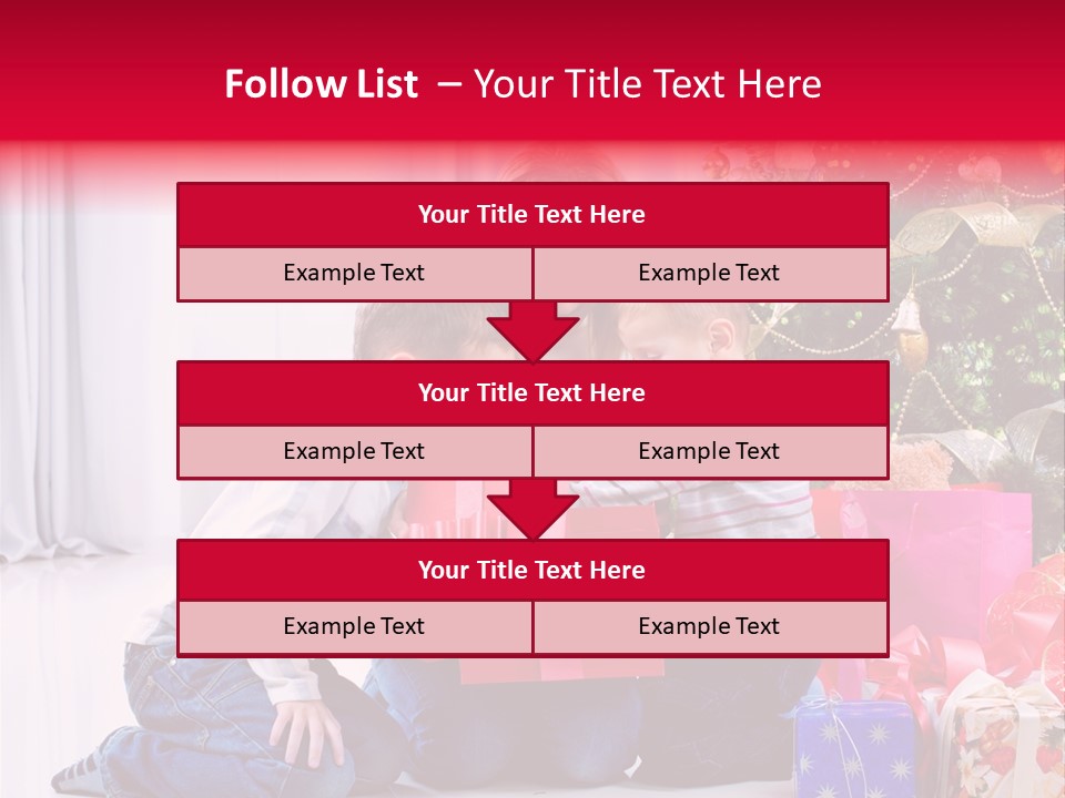 Home Tree Son PowerPoint Template