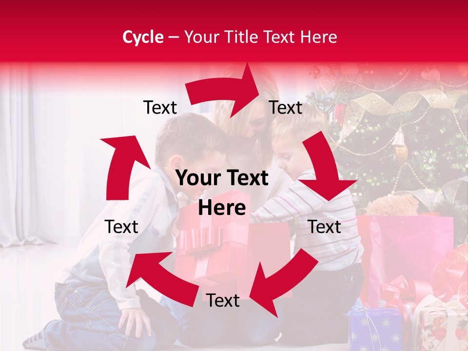 Home Tree Son PowerPoint Template