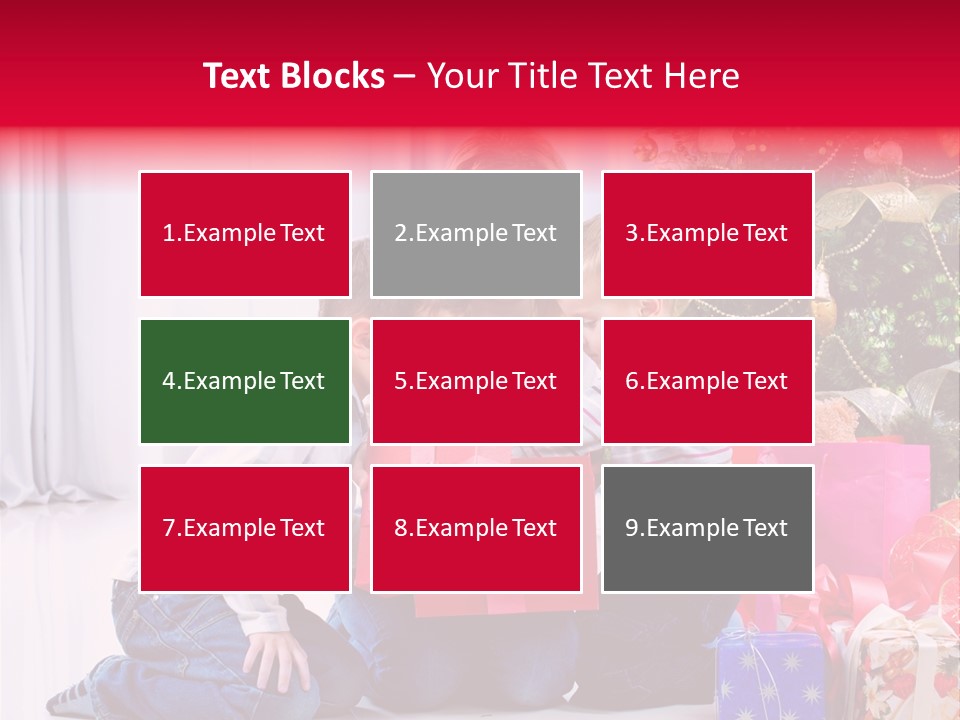 Home Tree Son PowerPoint Template