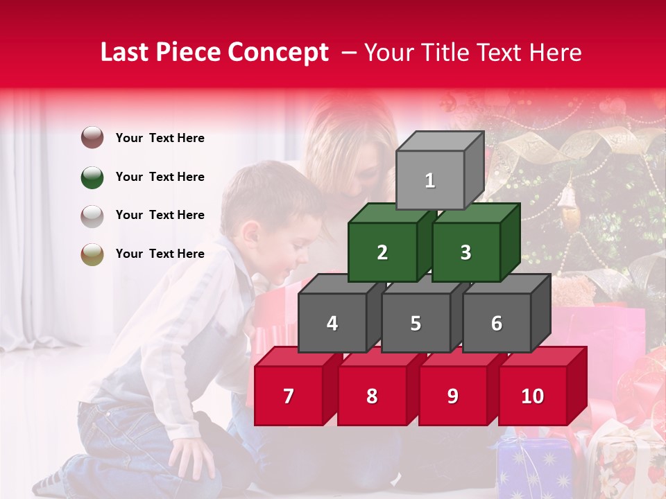 Home Tree Son PowerPoint Template