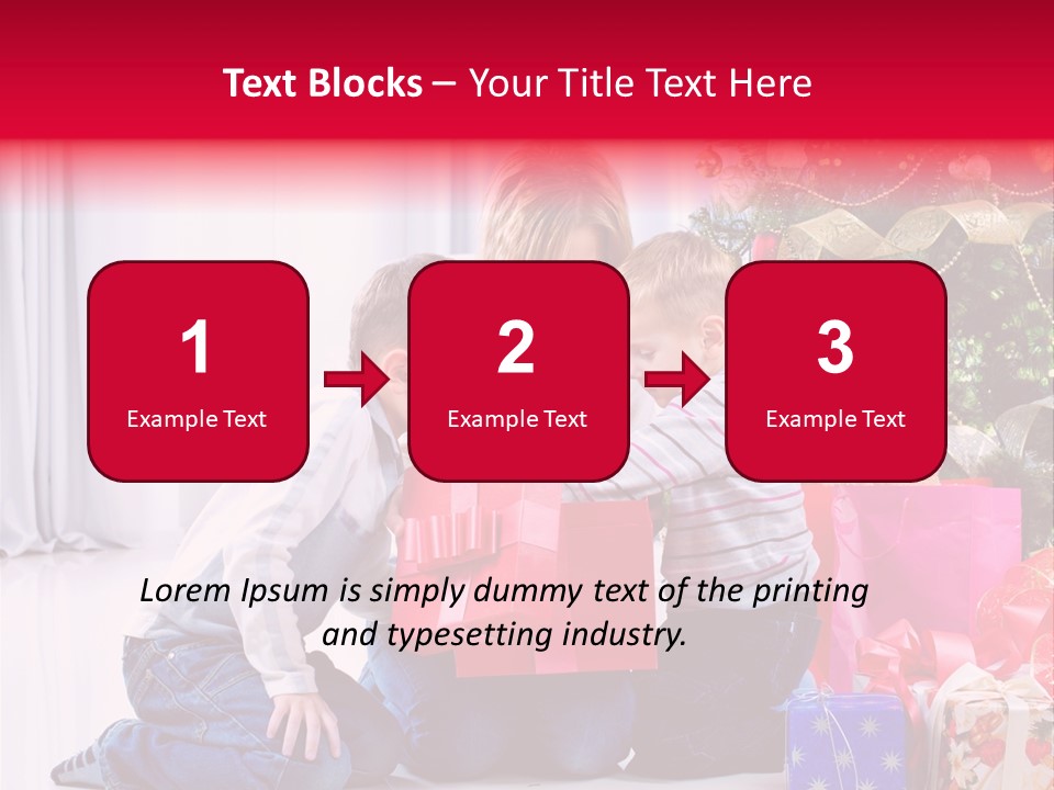 Home Tree Son PowerPoint Template