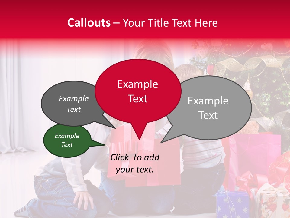 Home Tree Son PowerPoint Template
