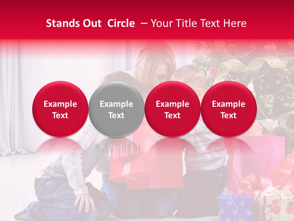 Home Tree Son PowerPoint Template