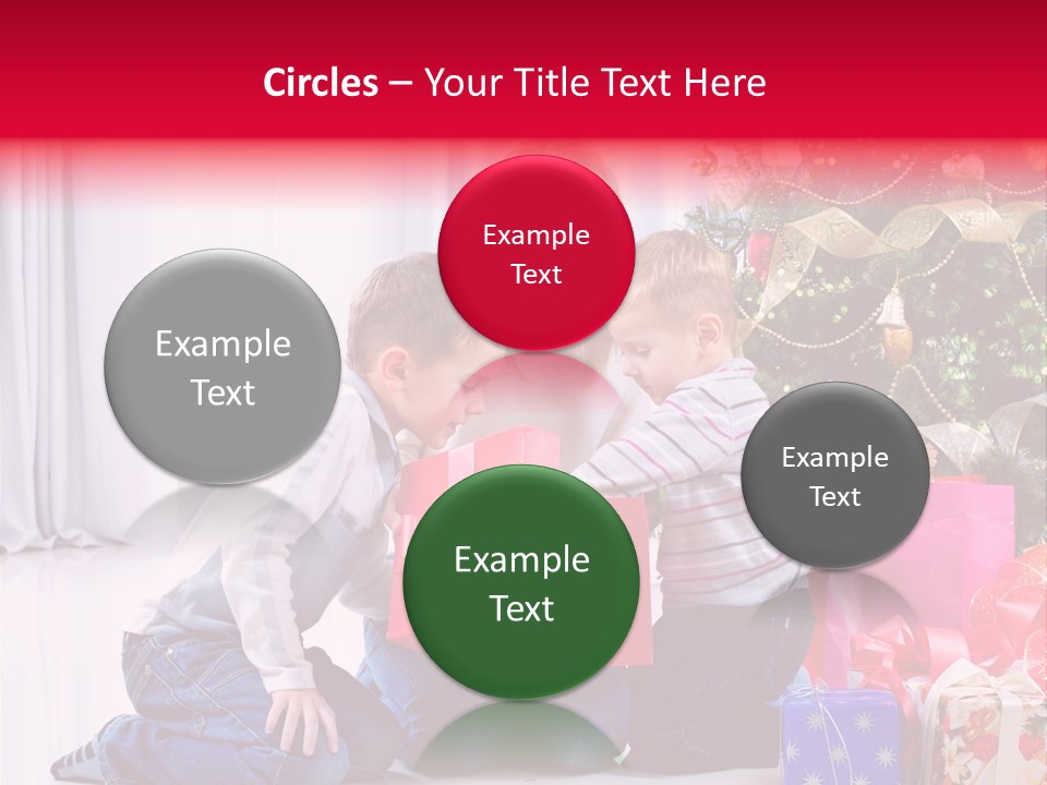 Home Tree Son PowerPoint Template