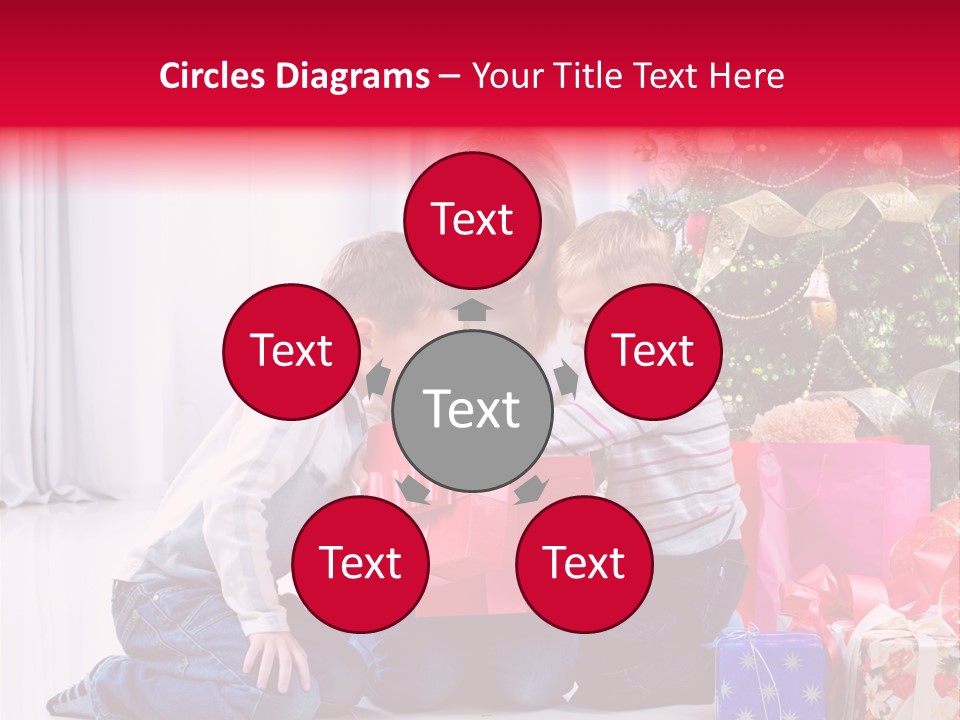 Home Tree Son PowerPoint Template