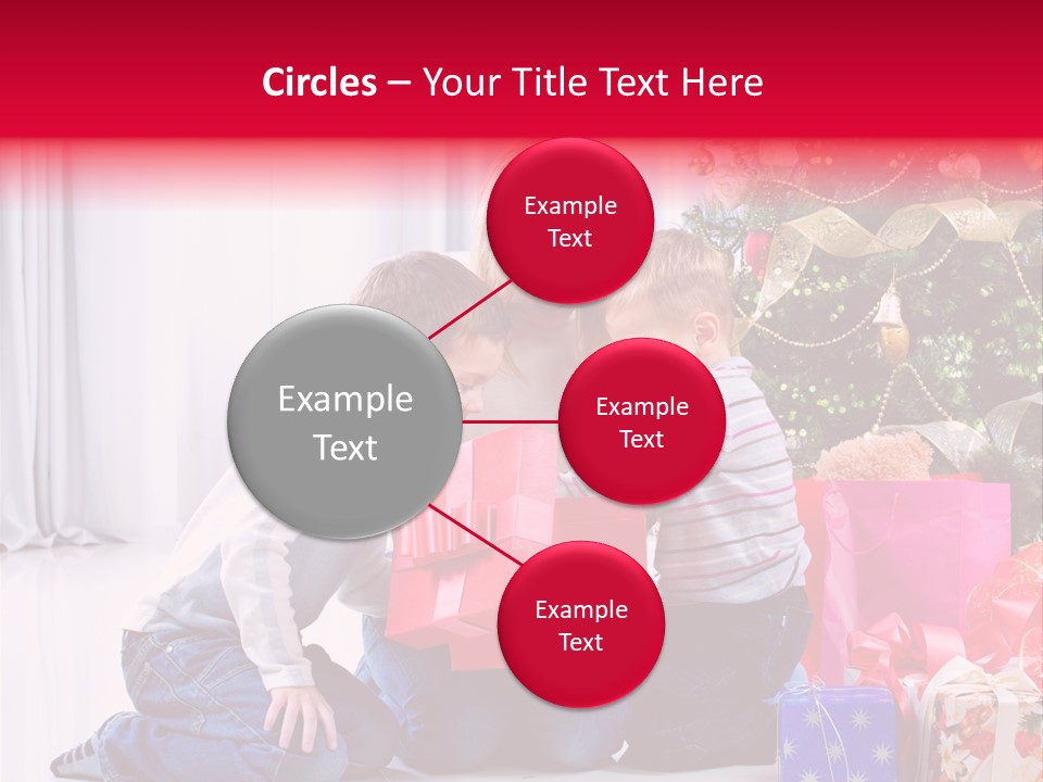 Home Tree Son PowerPoint Template