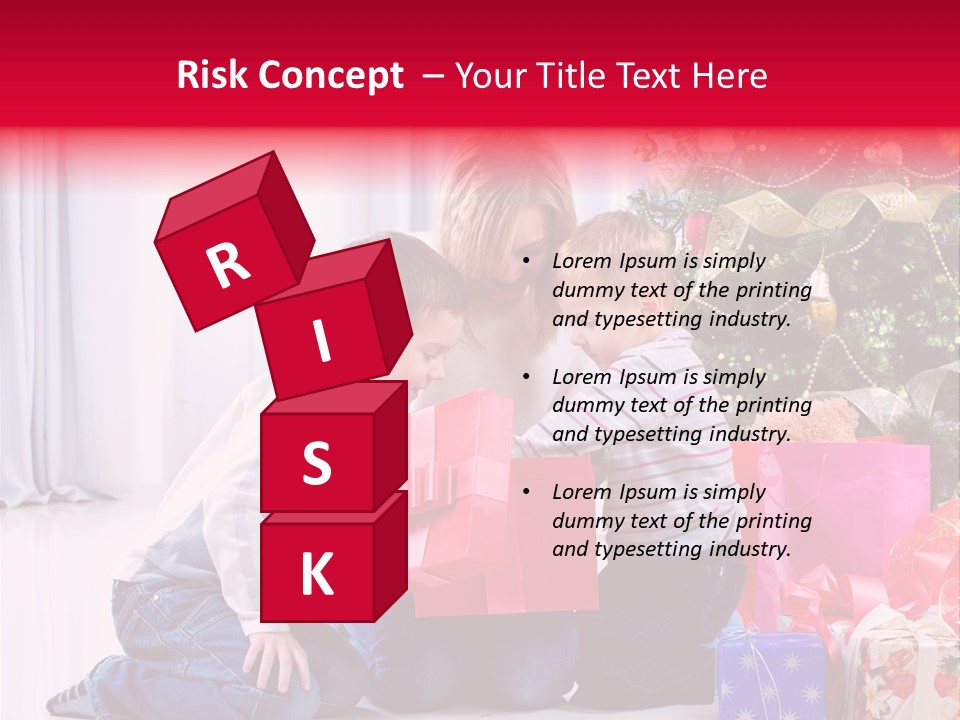 Home Tree Son PowerPoint Template